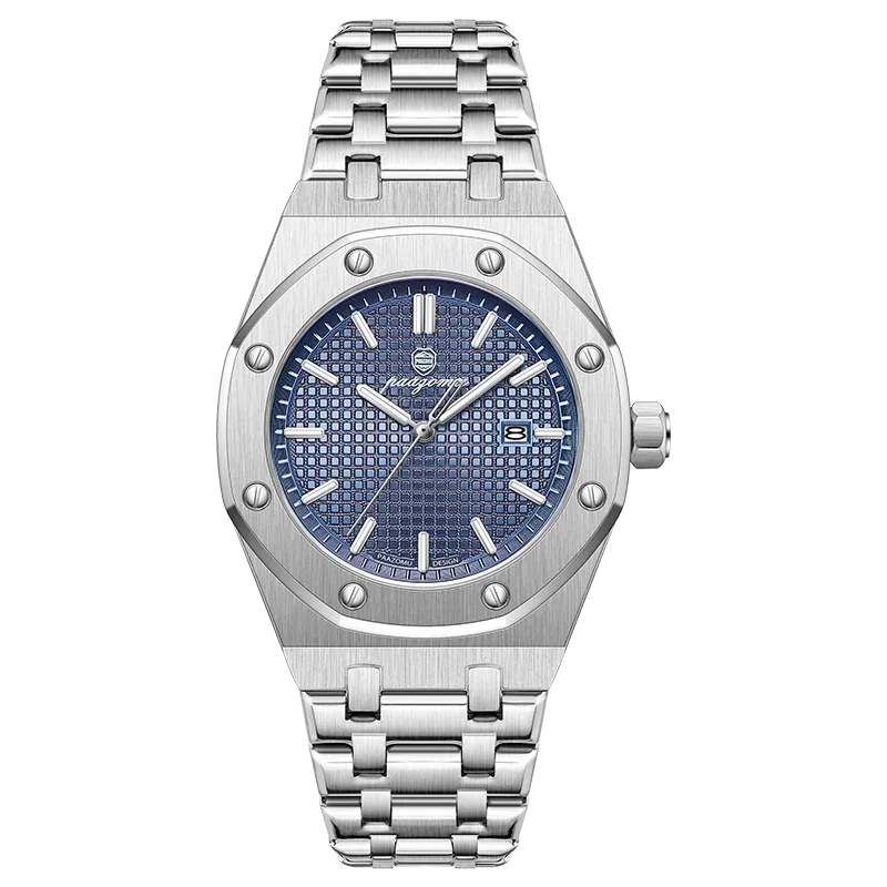 Luxury Grid Dial Quartz Watch