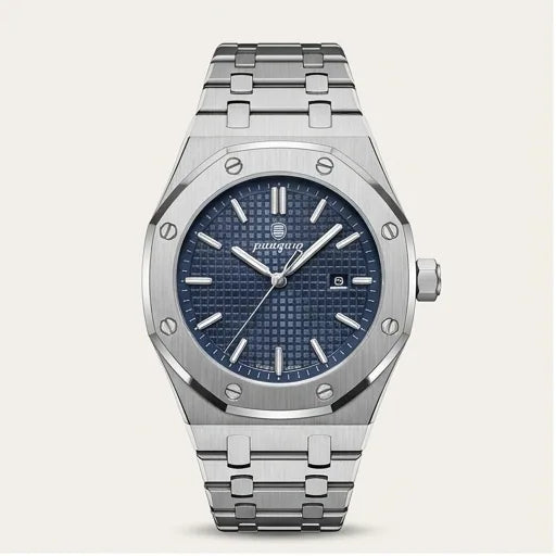 Luxury Grid Dial Quartz Watch