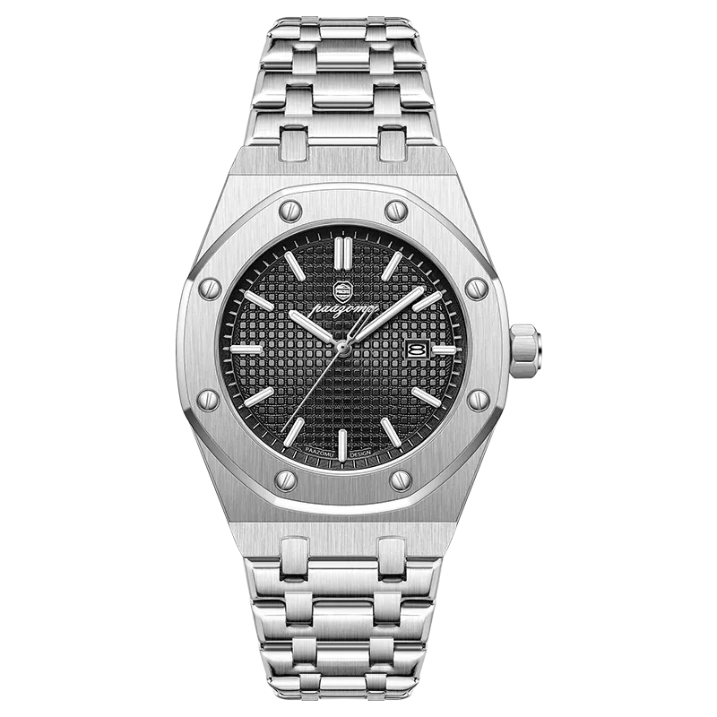 Luxury Grid Dial Quartz Watch