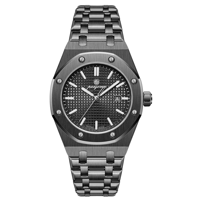 Luxury Grid Dial Quartz Watch